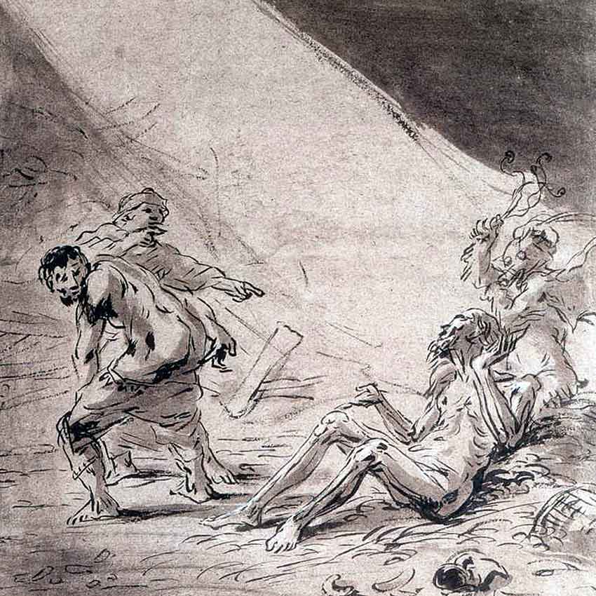 1630-е годы. Леонарт Бремерт. Друзья насмехаются над Иовом.